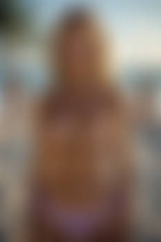 Arriving at the nude beach -P764