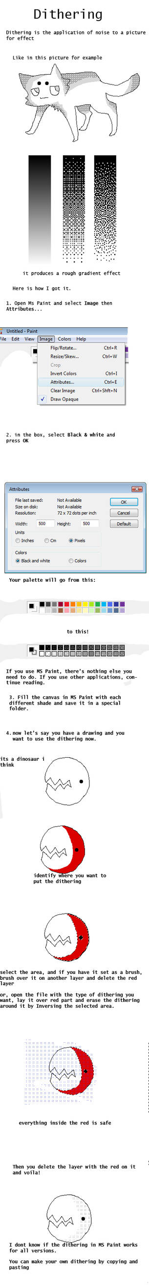 Dithering Tutorial by blackmailchan on DeviantArt