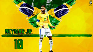 Neymar Jr. World Cup 2018 - Brazil HD Wallpaper