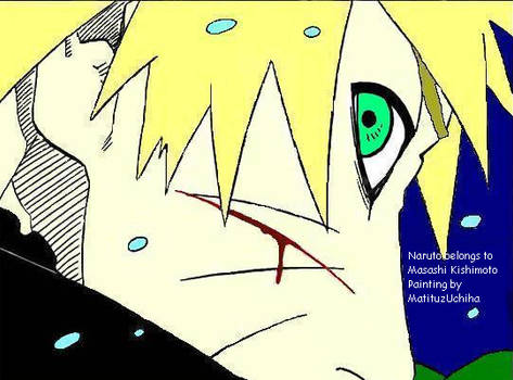 Naruto's green eye xD