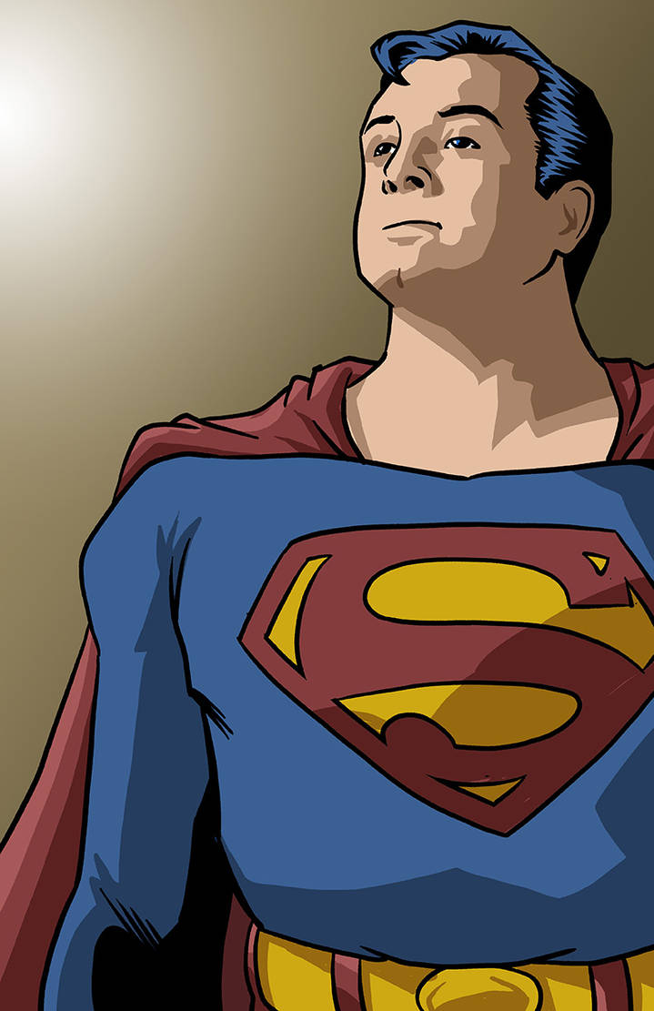 George Reeves Colorized superman George Reeves small by KurtMetz on DeviantArt