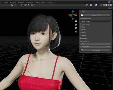 Blender addon convert Mmd motion to Daz and CC3