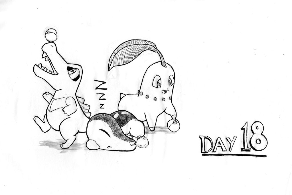 Inktober - Johto Starter