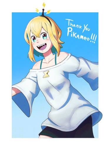 Thank you Pikamee by CRH039 on DeviantArt