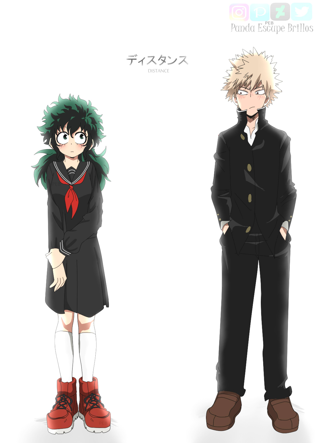 Distance My Hero Academia Genderbender By Peb99 On Deviantart Distance My Hero Academia Genderbender By Peb99 On Deviantart