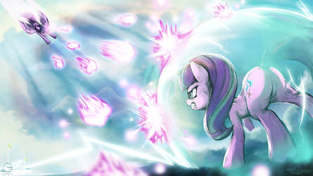 Fight between the clouds