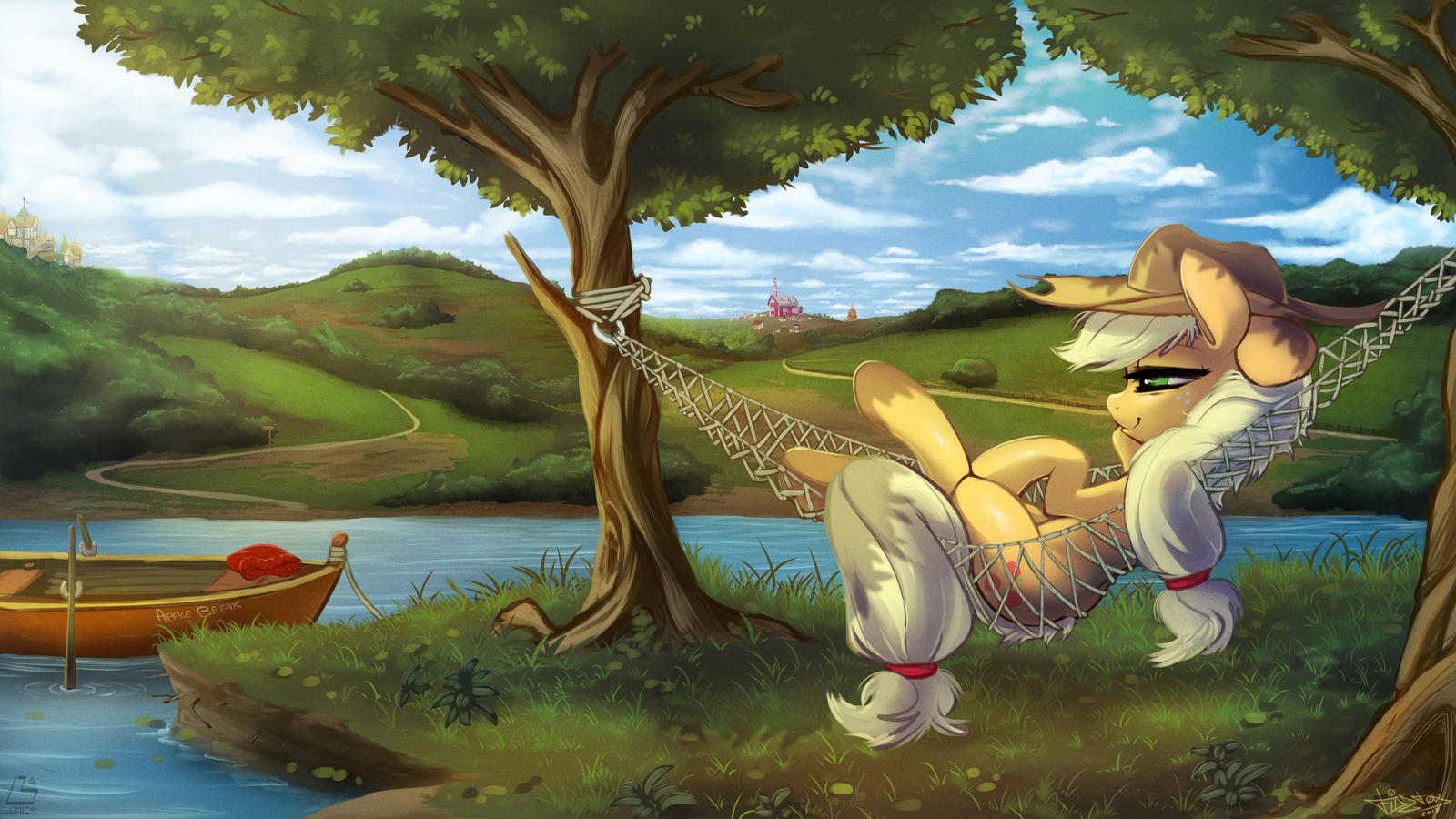 Applejack's chill spot.