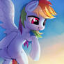 Rainbow in the sky!