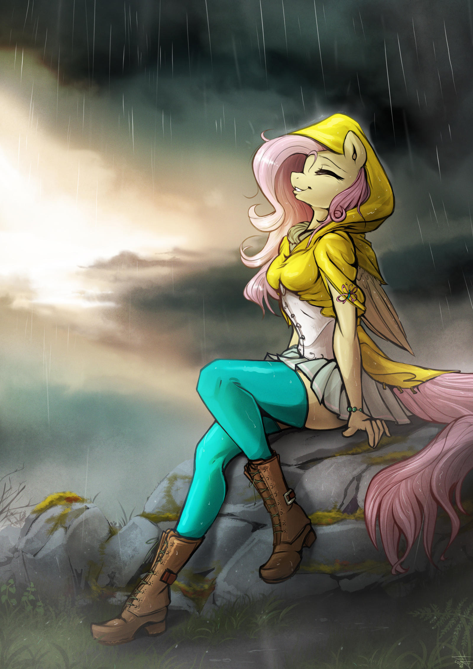 Flutter Deviantart Flutter Rain by FidzFox on DeviantArt