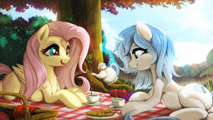 Commission - Picnic and tea