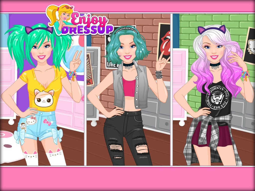 Barbie: Kawaii Style vs Rock Style