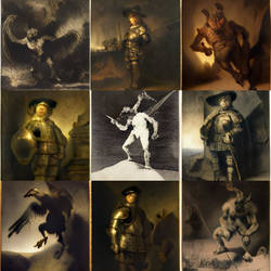 Rembrandt's Knights and Demons 1