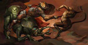 Morrowind : Redoran Watch Nix Hound Rider