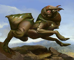 Morrowind: Scuttler, a jovial Nix-Hound