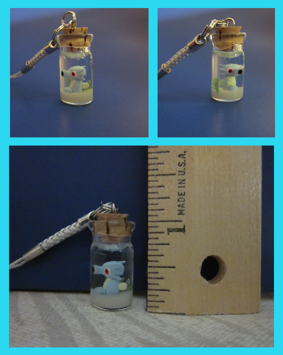 Horsea in a Bottle Charm