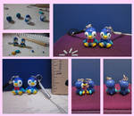 Piplup Couple Charm Set by minnichi