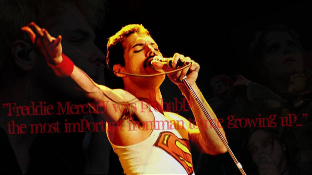 Freddie Mercury and Gerard Way Wallpaper