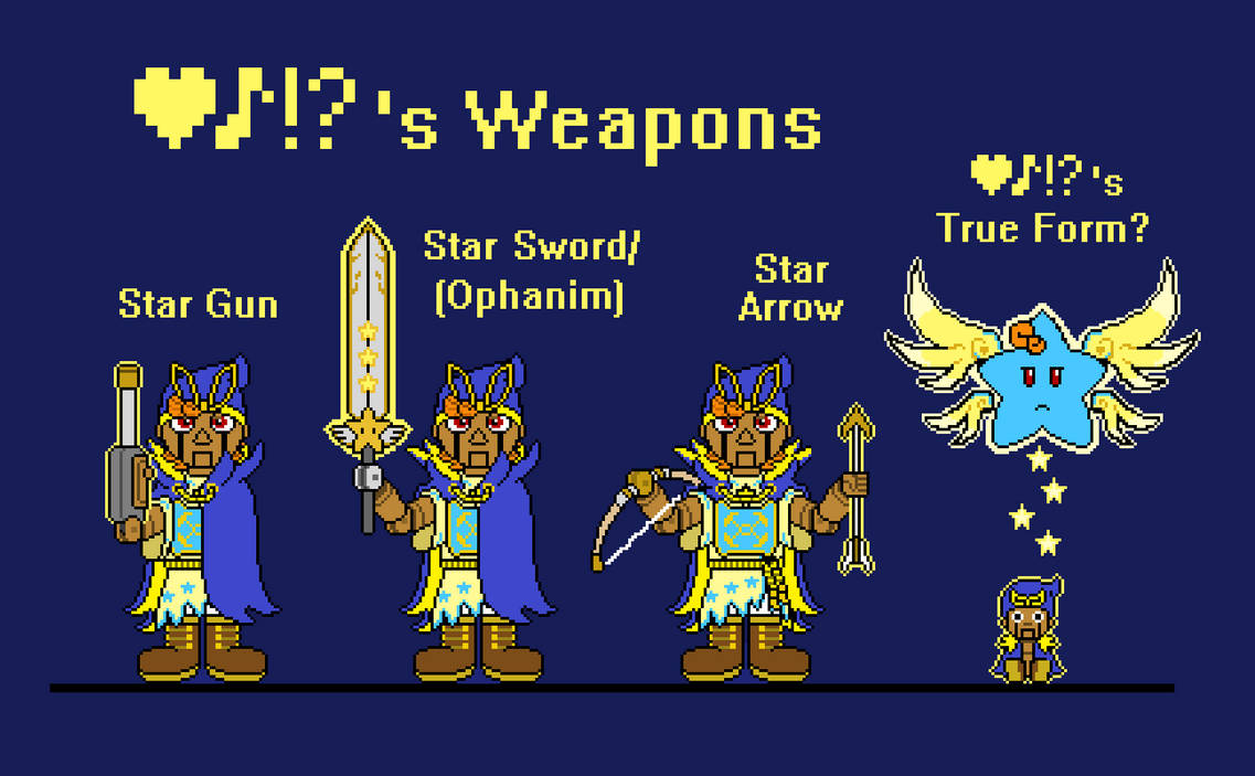 Geno's Weapons and True Form? by unarpan0816 on DeviantArt