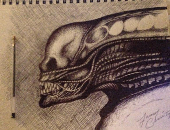 My Tribute to H.R. Giger's Alien Pt. 1 by jameschristopher7371 on ...