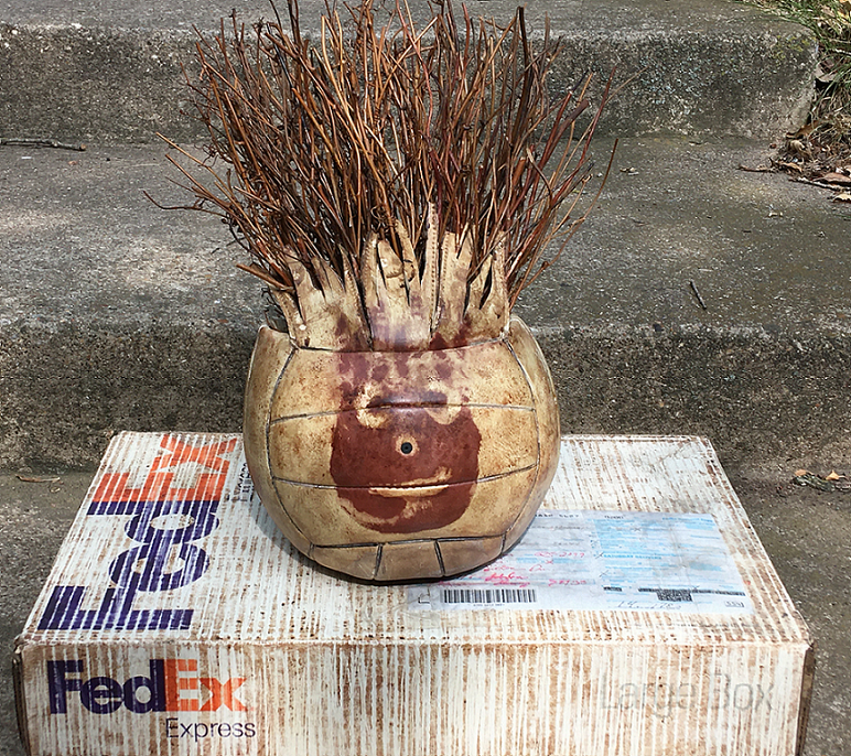 Cast Away Wilson Volleyball Prop with FedEx Box by jameschristopher7371 ...