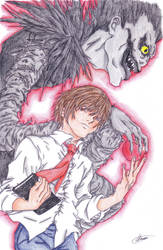 Light and Ryuk-colored