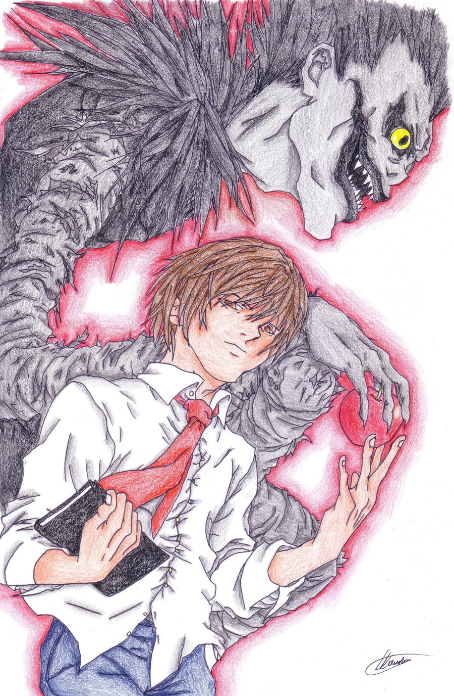 Light and Ryuk-colored