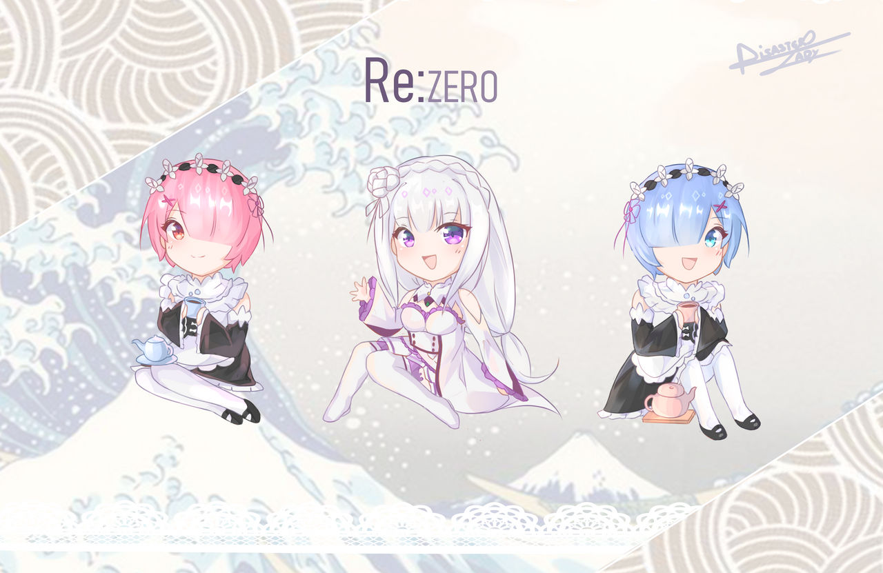 Chibi Zero Some Re:Zero Chibis! by Disaster-Lady on DeviantArt