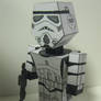 Stormtrooper paper toy prototype