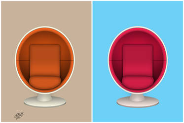 Ball Chair Pop Art