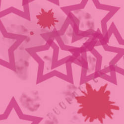 Pink star-themed background