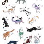 Fantasy Warrior Cat Breedables 12point (closed)