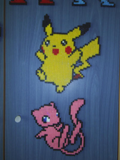Pikachu and Mew by Giff95 on DeviantArt