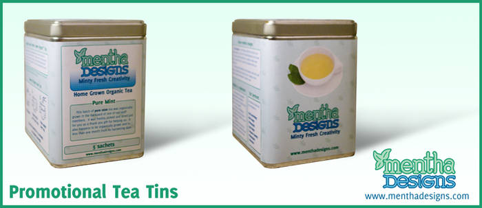 Mentha Designs Tea Tin