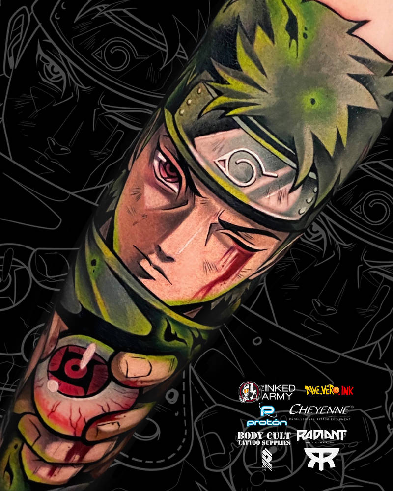 Kakuzu from Naruto - tattoo by DaveVeroInk by DaveVeroInk on DeviantArt