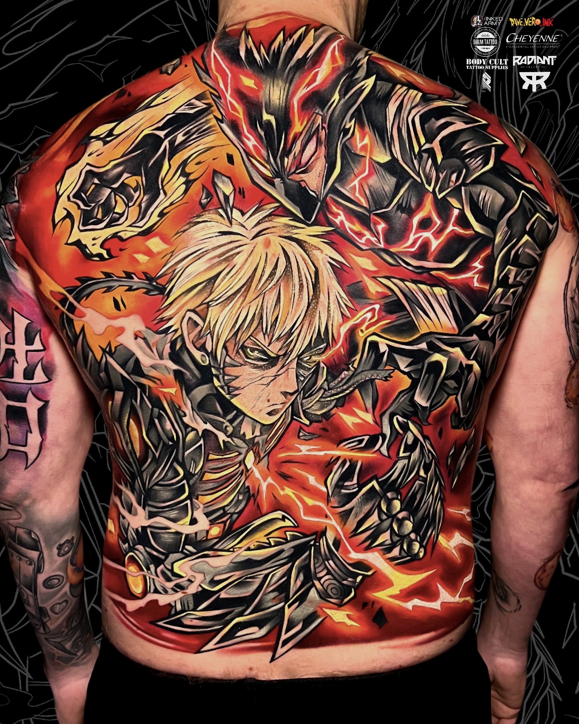 Anime tattoos - by DaveVeroInk by DaveVeroInk on DeviantArt