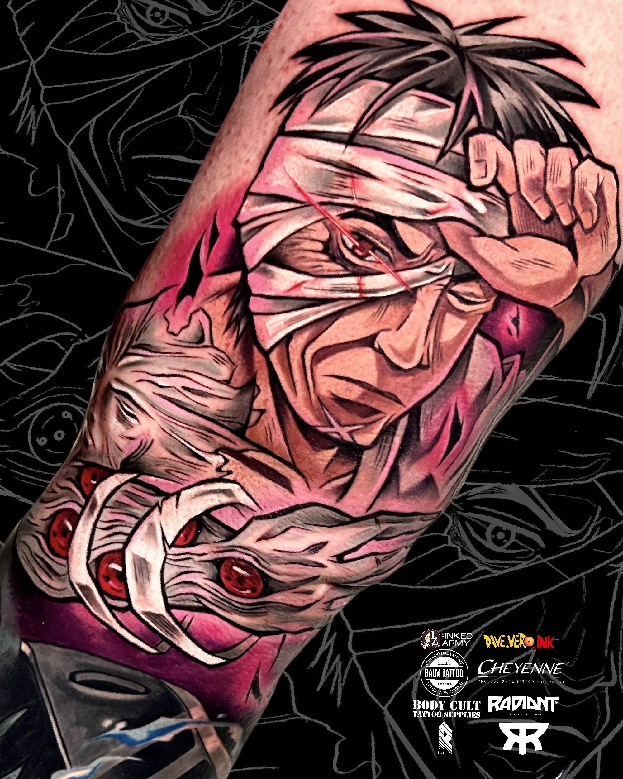 Anime tattoos - by DaveVeroInk by DaveVeroInk on DeviantArt