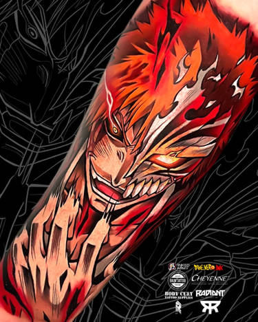 Kakuzu from Naruto - tattoo by DaveVeroInk by DaveVeroInk on DeviantArt