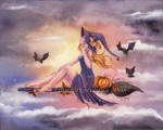 October Sky by JannaFairyArt