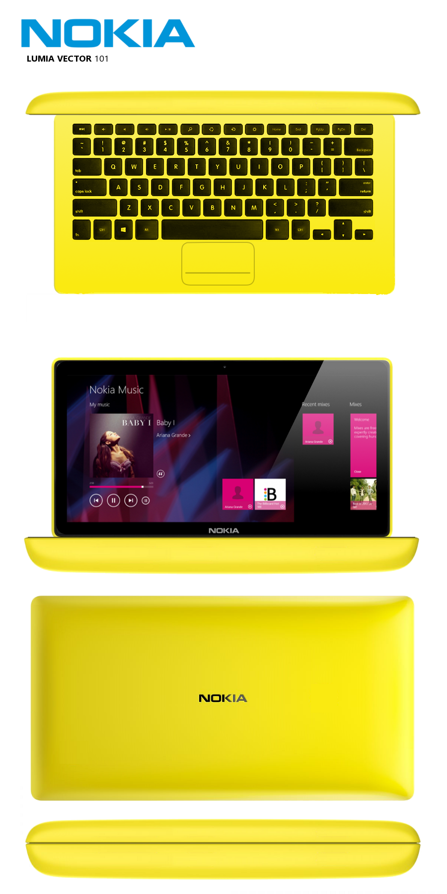 Lumia Vector 101 Budget Laptop - Concept