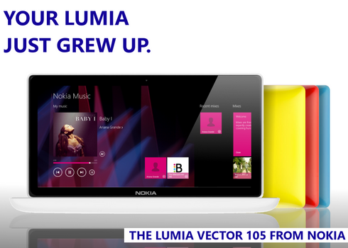 Nokia Lumia Vector 105 Concept Ad