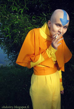 Avatar Aang Cosplay made by me