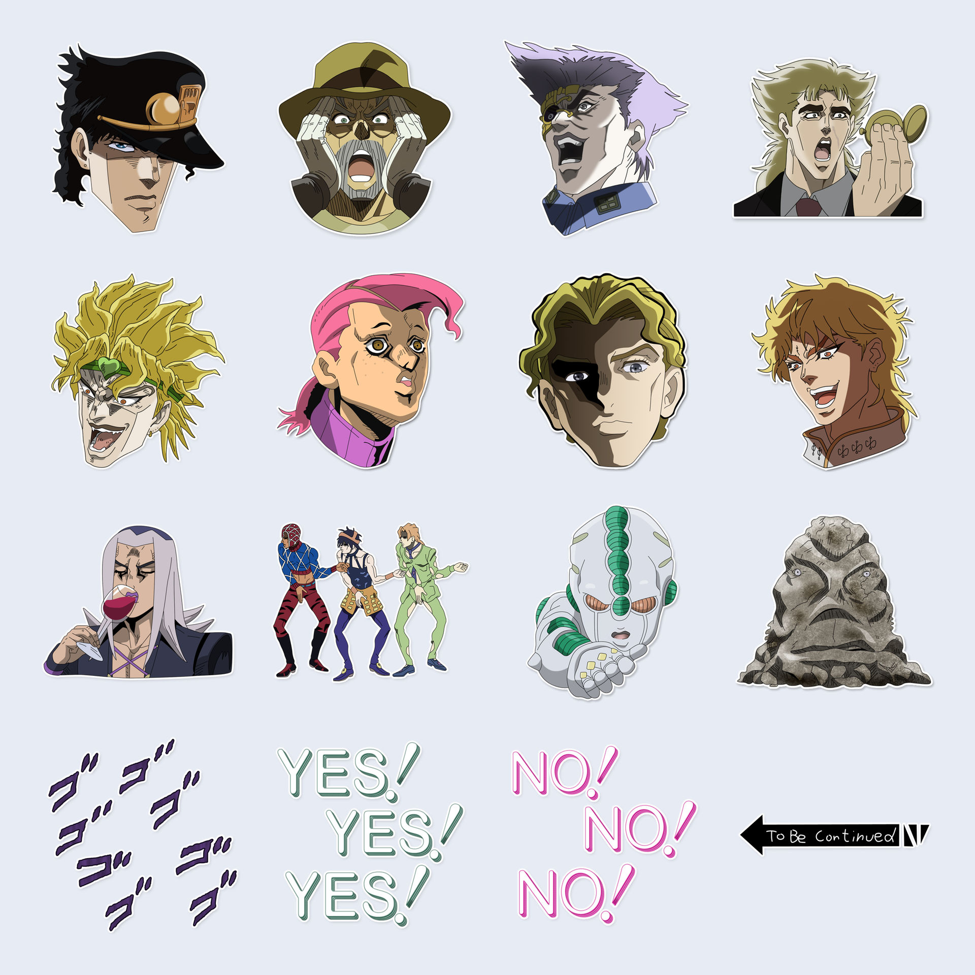 JoJo`s Bizarre Memes [STICKER PACK] #1 by Paranoiac27 on DeviantArt