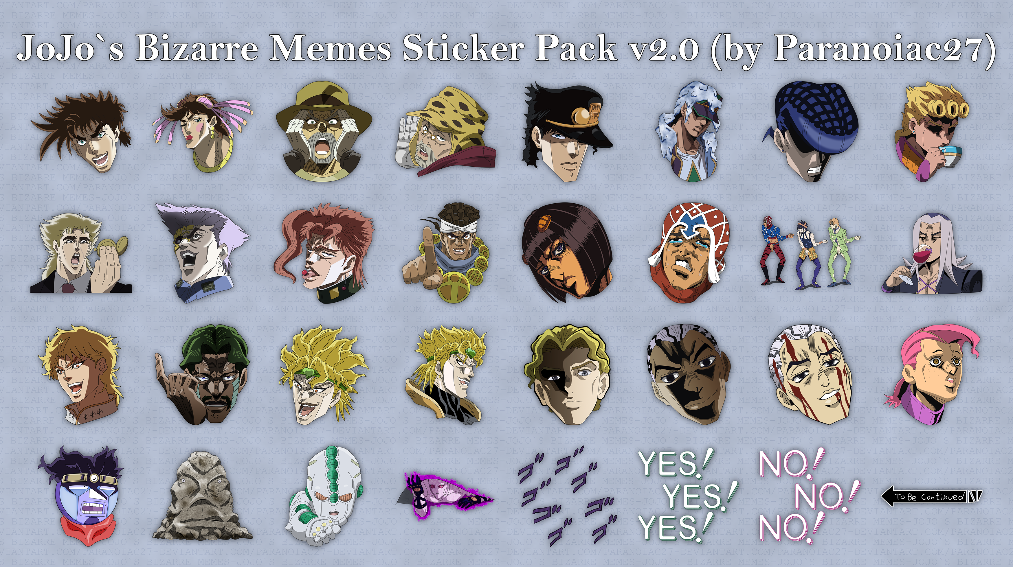 Anime Memes” stickers set for Telegram