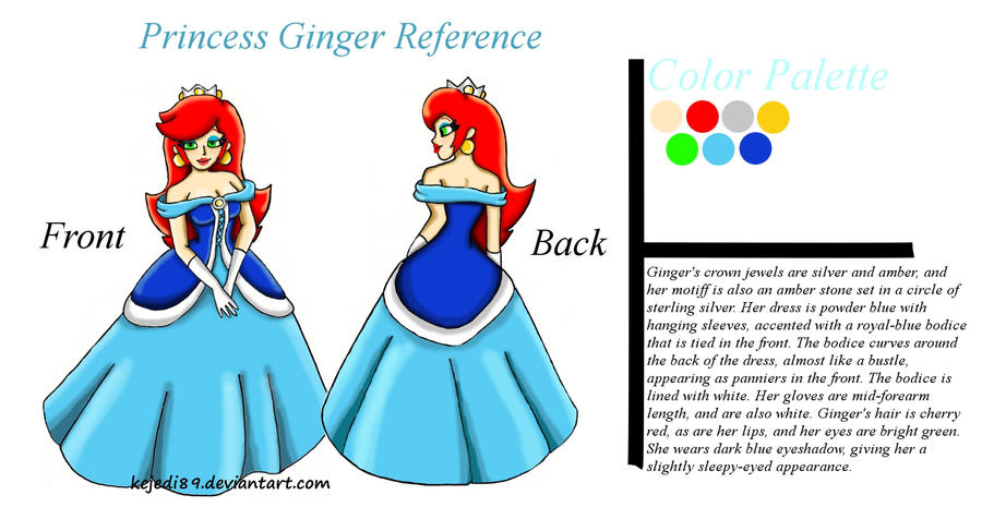 Princess Ginger Reference by kcjedi89 on DeviantArt