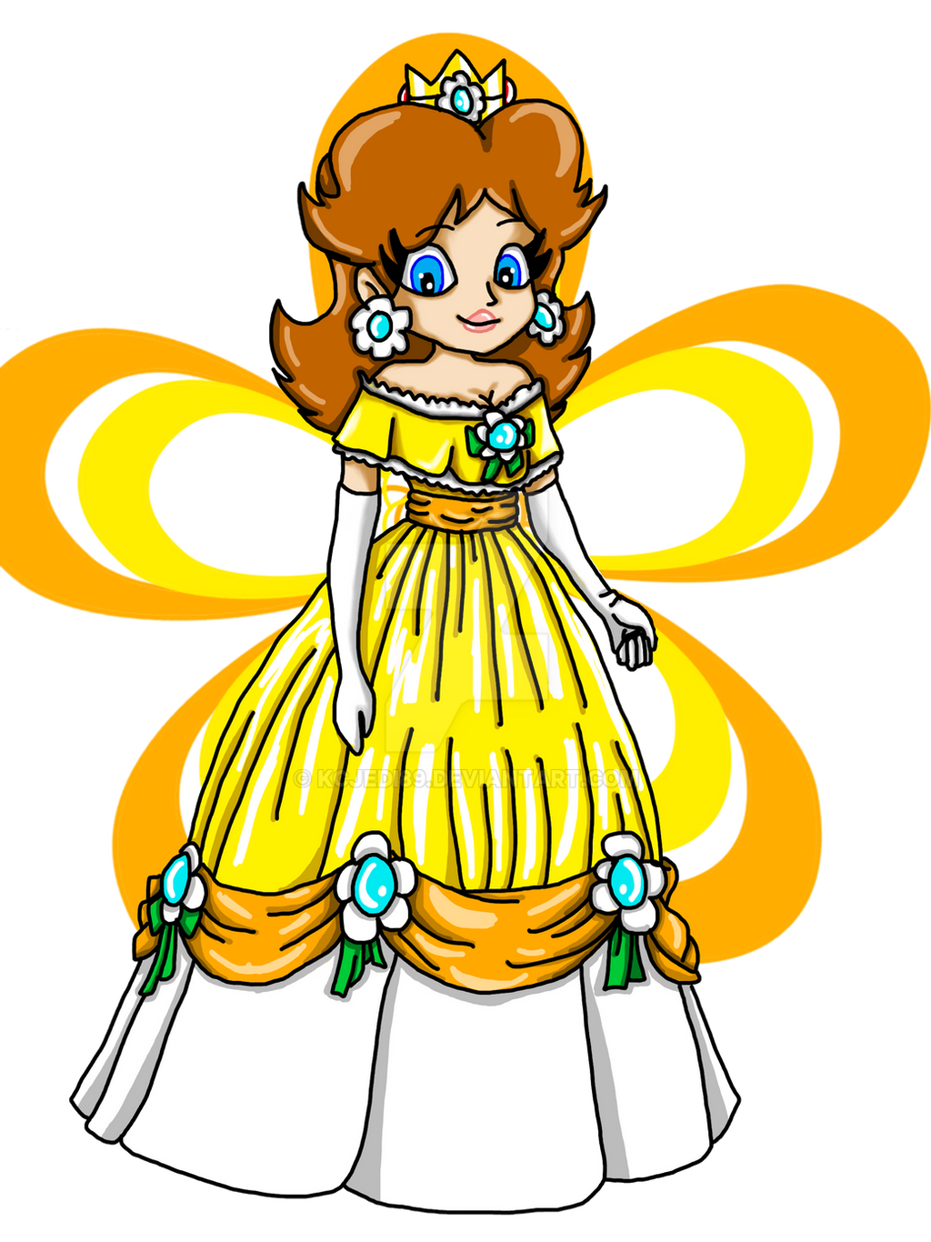 Daisy's Wardrobe: Flower Ball Gown