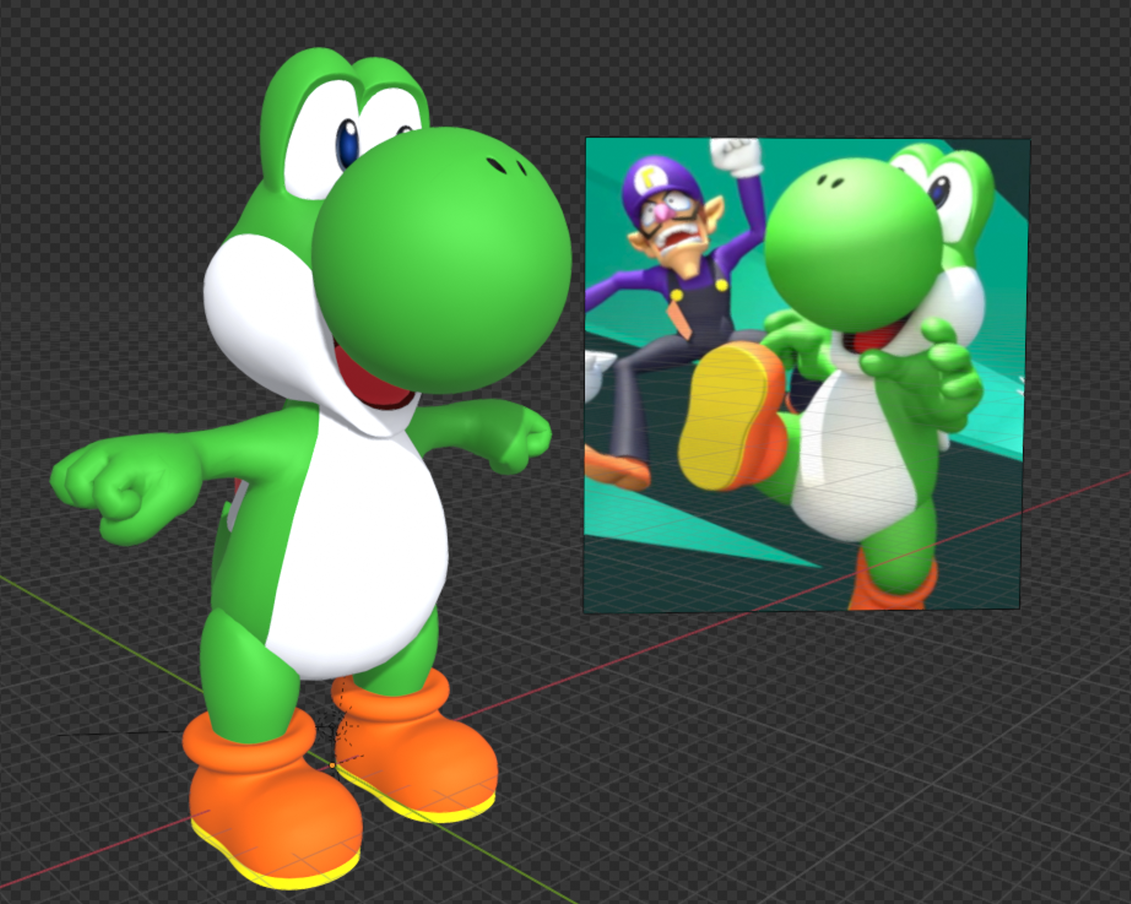 Behind the Scenes Official Wii era YOSHI by SNLYoshi21 on