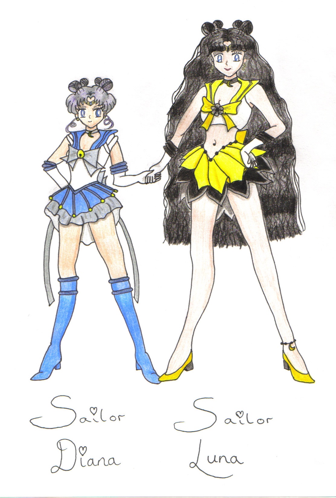 Sailor Luna And Sailor Diana By Sailor Aurora On Deviantart Sailor Luna And Sailor Diana By Sailor Aurora On Deviantart