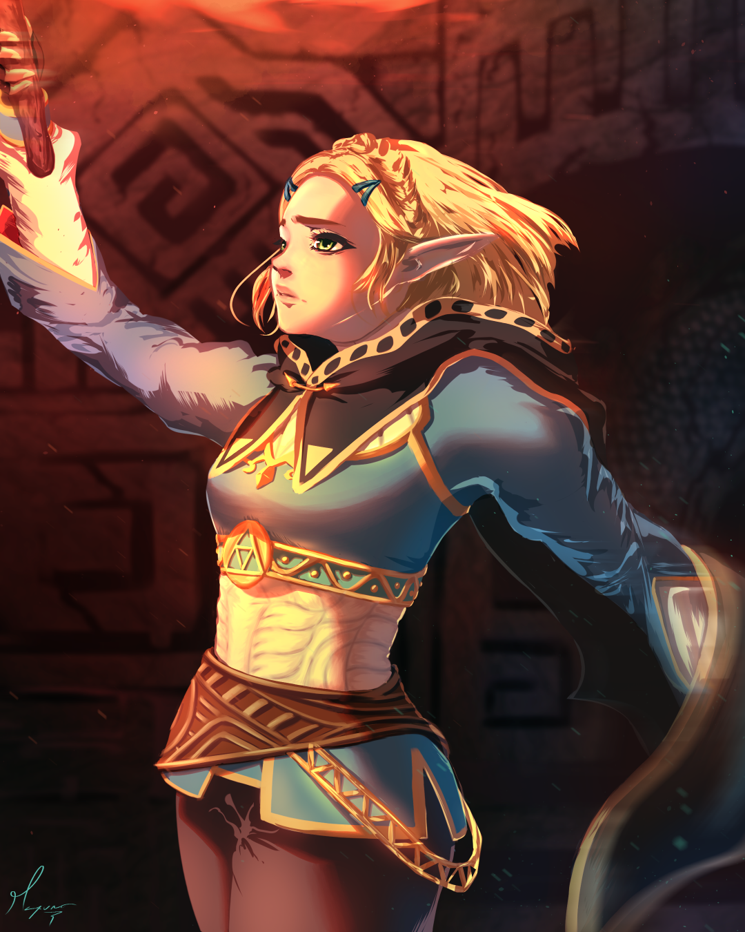 Princess Zelda Tears of the Kingdom by MeyunoDraw on DeviantArt