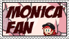 Monica Fan Stamp by LDLAWRENCE