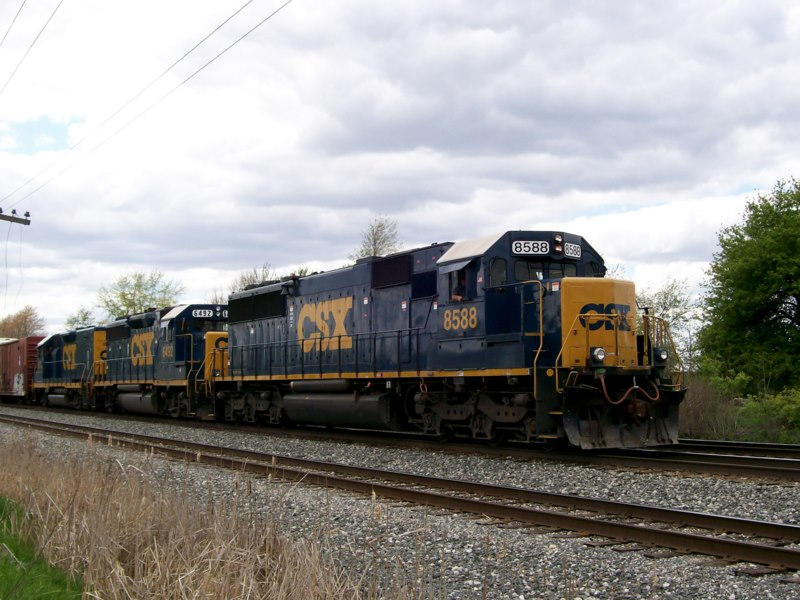 Csx 8558 CSX SD50-2 8588 by LDLAWRENCE on DeviantArt